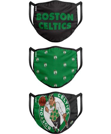 Boston Celtics NBA Face Cover - Adult 3 Pack | Officially Licensed Team Gear - Buy Online on GoSupps.com