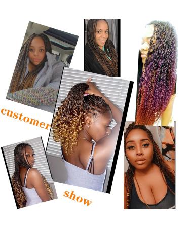 28'' Fayeta Ombre Pre Stretched Braiding Hair - 8 Pack Silky Color Blend Extensions - Kanekalon Synthetic Crochet Braids - Yaki Texture - 1b/30/27 - Buy Online on GoSupps.com
