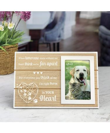 GIFTAGIRL Popular Dog Memorial Gifts - Beautiful Pet Memorial Gifts or Pet Loss Gifts. Our Classy Cat or Dog Memorial Picture Frame Will Show Someone You Care. Loss of Dog Gifts or Cat Memorial Gifts Brown Box - Buy Online on GoSupps.com