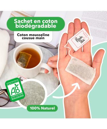 Panda Tea | Winter Selection Gift Box | Assortment of 4 Organic Teas and Infusions 100% Organic | 20 Muslin Bags - Buy Online on GoSupps.com