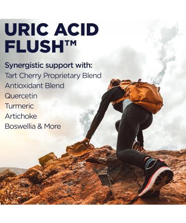 KAL Uric Acid Flush Joint Health Supplement with Tart Cherry Extract Celery Seed and Turmeric Extract Joint Comfort and Mobility Support Lab Verified 60-Day Guarantee 30 Servings 60 VegCaps - Buy Online on GoSupps.com