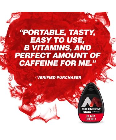 MiO Energy Black Cherry Liquid Water Enhancer 3.24 fl oz - Pack of 1 - Buy Online on GoSupps.com