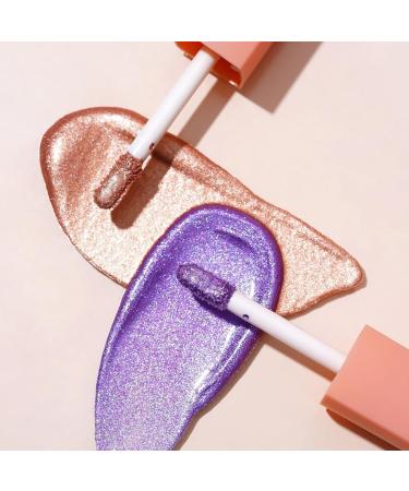 Buy Oulac Glitter Eyeshadow Liquid | Vegan & Cruelty-Free Liquid Eyeliner | Smooth Shimmer Makeup | 5.4g Sahara Gold - International Shipping Available - Buy Online on GoSupps.com