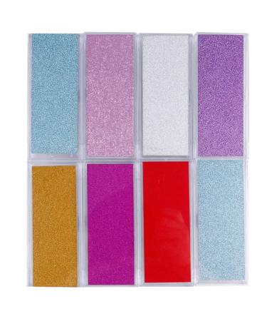 Lurrose 8st.Wrong eyelash boxes empty eyelash peel glitter eyelash storage box incorrect eyelash holder for false eyelashes storage-up