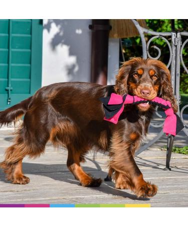 DogDirect London DOG TUG TOY Tugger Tug Chase Rope SMALL: 45cm/17in LARGE: 75cm/29in Soft plaited Flexible FLEECE DOG TOYS Ideal FOR TRAINING PUPPY PLAY HAND MADE (Large Blue) KAL2 Large Blue - Buy Online on GoSupps.com