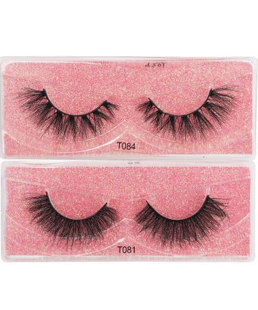 Dedbol 10 Pairs of 6D Artificial Fluffy Natural Mink Dramatic False Eyelashes - Style 4 - Buy Online on GoSupps.com