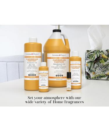 Caribbean Fantasy 4 oz Fragrance Oil | Perfect for Perfume Skin Oil & DIY Projects | Ideal for Candles Bath Bombs Body Butters & Diffusers - Buy Online on GoSupps.com