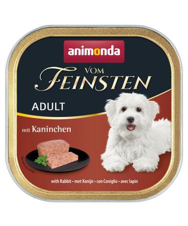 Animonda of the finest adult dog food wet food for adult dogs with rabbits 22 x 150 g with rabbits 150 g (22 pack) - Buy Online on GoSupps.com