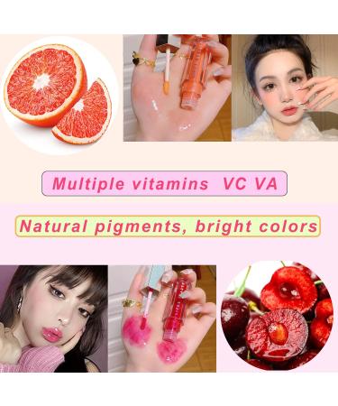 Lip Gloss & Hydrating Lip Oil Tinted Set - Long Lasting Non-Sticky High Shine for Plumper Lips | Moisturizing Lip Care for Dry Lips - Buy Online on GoSupps.com