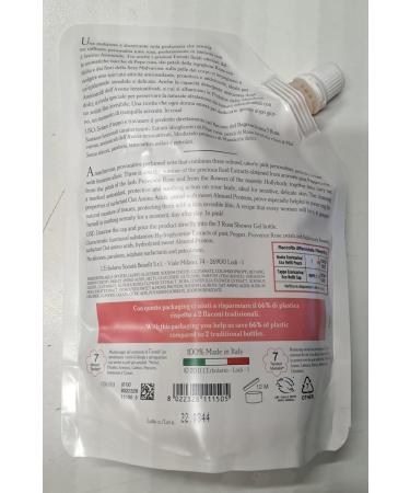 L'Erbolario Richpap Foaming Bath 3 Rosa 500 ML 66% Plastic IN Less - Buy Online on GoSupps.com