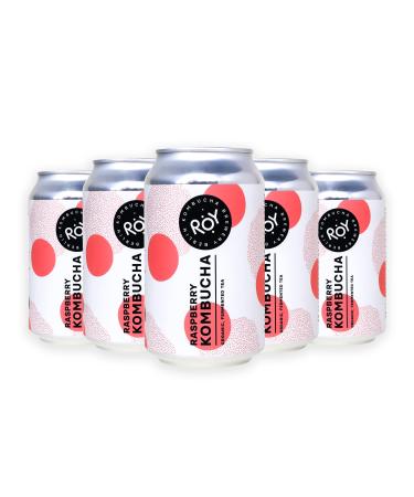 Roy Raspberry Kombucha Bio 24 doses 330 ml organic Kombucha with raspberry handmade in our Berlin brewery vegan gluten -free lactose -free 24 -pack including 6.00 Pfand Raspberry 330 ml (24 Pack)