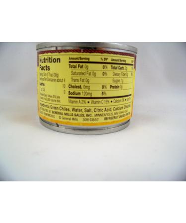 Old El Paso Green Chiles Chopped Mild Peeled 4.5 Oz (Pack of 6) - Authentic Mexican Flavor for Your Recipes - Buy Online on GoSupps.com