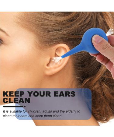 COHEALI Ear Syringe Cleaner Pack of 2 - Soft Rubber Hand Washing Bulb - Ear Syringe Ball Tool - Blue+Black - Buy Online on GoSupps.com