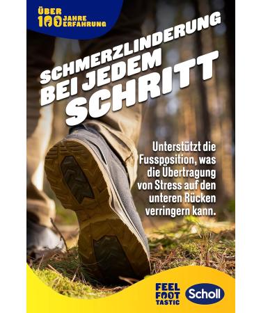 Scholl In-Balance Orthopedic Insoles for Lower Back Pain Relief | Size 40-42 | Promotes Foot Health & Well-being - International Shipping Available - Buy Online on GoSupps.com