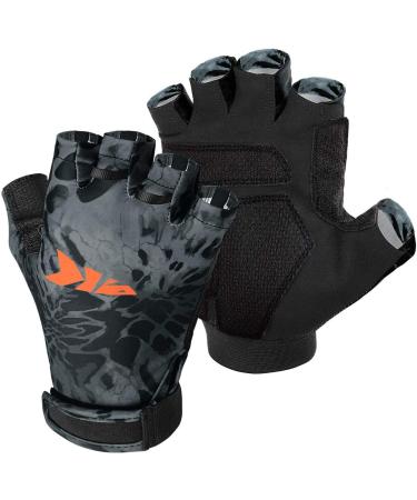KastKing Gil Raker Gloves UPF50+ Fishing Gloves UV Protection Gloves Sun Gloves for Men Or Women for Fishing, Outdoor, Kayaking, Rowing, Sailing, Canoeing, Hiking, Biking Blackout Prym1 Large - Buy Online on GoSupps.com