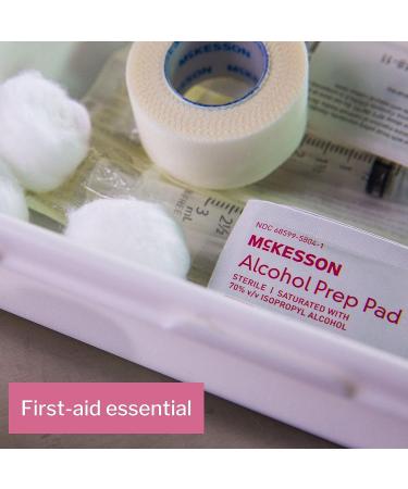 McKesson Alcohol Prep Pads - Sterile, Medium, 200 Count, 20 Packs - 4000 Total - Buy Online on GoSupps.com