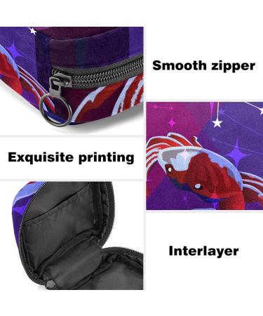 Buy Menstruation Pad Bag with Zipper - Women's Napkin & Tampon Bag - Zodiac Cancer Design - Stylish Durable & Practical Collection for Women & Girls - Buy Online on GoSupps.com