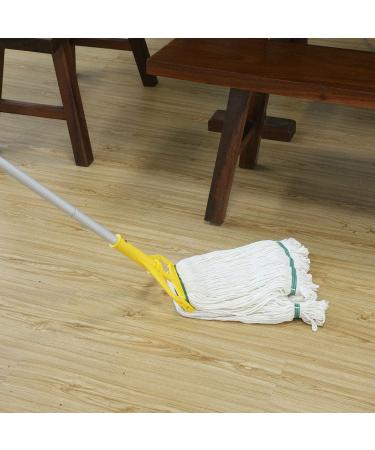 OFO Loop-End String Mop: Heavy Duty Commercial Industrial Mop with Extra Replacement Head - 59 Aluminium Pole - Buy Online on GoSupps.com