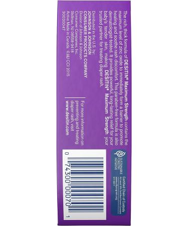 Desitin Maximum Strength Baby Diaper Rash Cream 2oz Travel Size | 40% Zinc Oxide - Buy Online on GoSupps.com