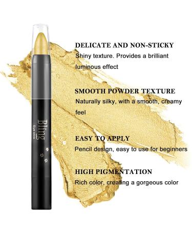 BOOBEES Eyeshadow Pencil Crayon - Water Resistant Cream Eyeshadow Pen for Glittering Eye Makeup (06#) - Easy to Use International Shipping Available - Buy Online on GoSupps.com