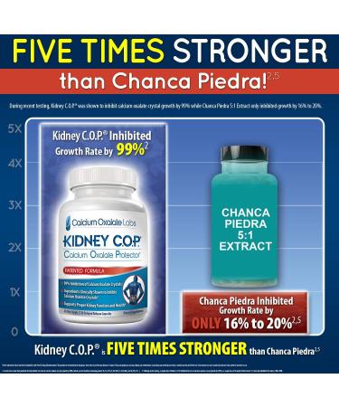 KIDNEY C.O.P. Calcium Oxalate Protector 120 Capsules, Kidney Support for Calcium Oxalate Crystals, Helps Stops Recurrence of Stones, Stronger Than Chanca Piedra Stone Breaker Supplements, 6 Pack 120 Count (Pack of 6) - Buy Online on GoSupps.com