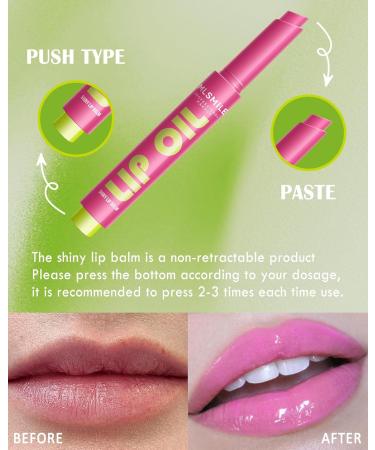  Lestpola Nourishing lipstick supple and hydrated lips Fat Lip Oil Slick Click for maximum colour care and hydration long-lasting lip balm with a non-adhesive and complete finish  - Buy Online on GoSupps.com