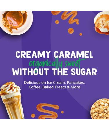 Pyure Organic Sugar-Free Caramel Syrup - 14 fl oz Natural Sweetener - Buy Online on GoSupps.com