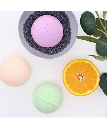 Sweet Orange Energy Bath Bomb Pack - Set of 3 | Invigorating & Nourishing - Buy Online on GoSupps.com