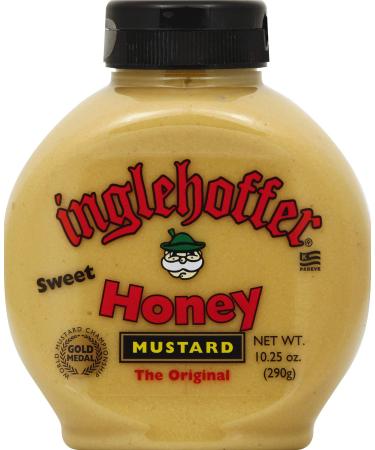 Inglehoffer Sweet Honey Mustard, 10.25 Ounce Squeeze Bottle