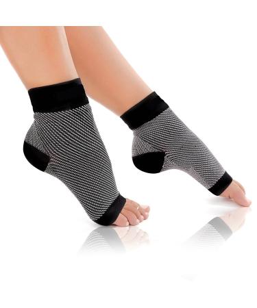 pair of compression stockings socks sport support stockings holiday spur