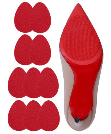 CZBYXA12 Red Shoe Sole Protector for Womens High-Heels Red Bottom Protectors Shoe Grips on Bottom of Shoes Non Slip Shoe Pads Red Bottom Stickers for Shoes 10 Pcs Anti-Slip Shoe Grips(3.5"x2.5" Red) 3.5"x2.5" 10 Pcs Red