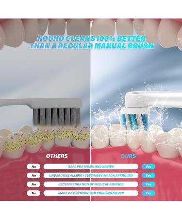 Upgraded Acoss Action Electric Toothbrush Heads - 4 Pcs Replacement for Oral-B 7000/1000/9600/5000/3000/8000 | Professional Quality & Compatibility - Buy Online on GoSupps.com