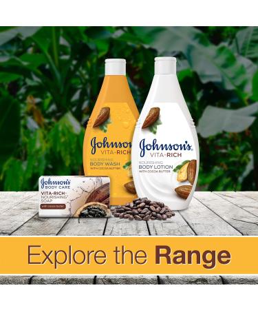 Johnson's Vita-Rich Nourishing Body Wash With Cocoa Butter 12x250ml IMPORT STOCK - Buy Online on GoSupps.com