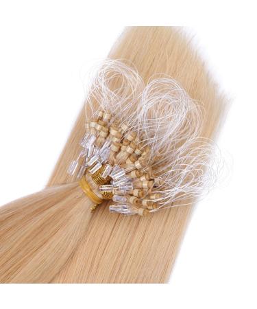 Micro Ring Hair Extensions #24 Goldblond 60cm 100% Remy Real Hair 50 Strands Easy to Use - Buy Online on GoSupps.com