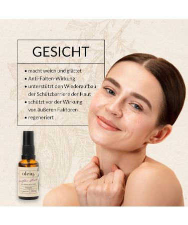 OLEIQ Plum Kernel Oil - Vegan Skin Care Oil for Firmer Vibrant Skin | 30ml Natural Cosmetics for Women & Men - Buy Online on GoSupps.com