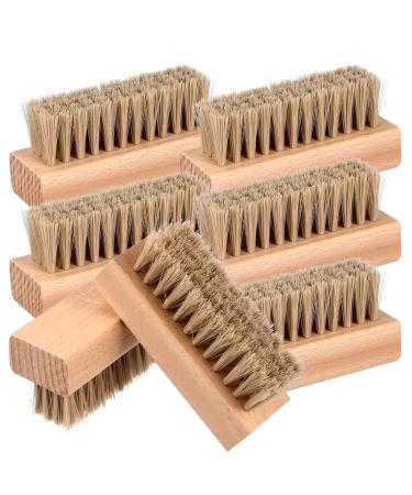 Abaodam 10Pcs Shoe Brushes Traditional Leather Shoe Polish Brushes Boots Polish Cleaning Brushes