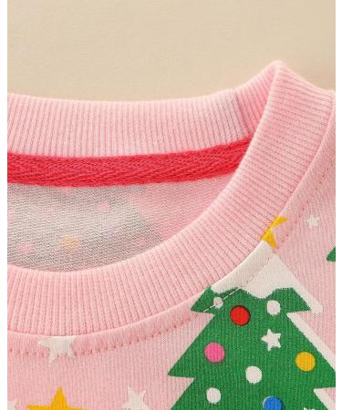 Girls Cotton Sweatshirt | Long Sleeve Pullover | Toddler Clothes | Age 1-12 Years | Christmas Trees - Buy Online on GoSupps.com