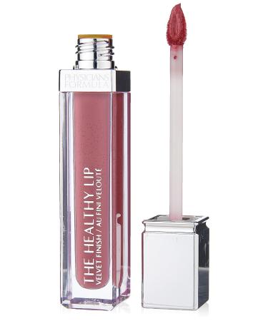 Markwins Physicians Formula The Healthy Lip Velvet Liquid Lipstick Long Lasting Liquid Lipstick Creamy Formula with Avocado Oil Vitamins A and E Hyaluronic Acid Antiaging Peptides Berry Healthy Berry Healthy New Version
