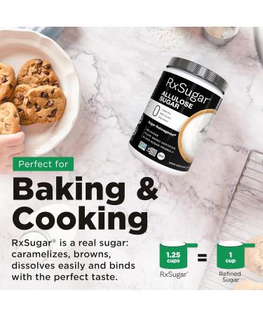 RxSugar Plant-Based Crystal Sugar 16oz | 0 Calorie, 0 Net Carbs | Keto & Diabetes-Safe, Non-GMO, Gluten-Free - Buy Online on GoSupps.com