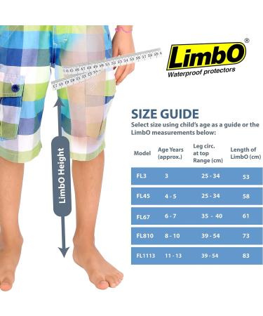 LimbO Waterproof Protector Child Full Leg 8-10 Yrs | FL810 39-54 cm Thigh Circumference - Buy Online on GoSupps.com