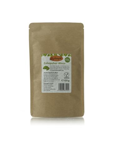 Birkengold Tooth Powder Mint with Xylitol in a Bag Refill Bag 100 g - Buy Online on GoSupps.com