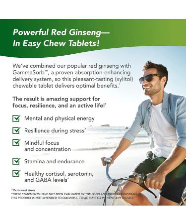 Terry Naturally HRG80 Red Ginseng Energy â€“ 30 Easy Chew Tablets for Boosted Vitality - Buy Online on GoSupps.com