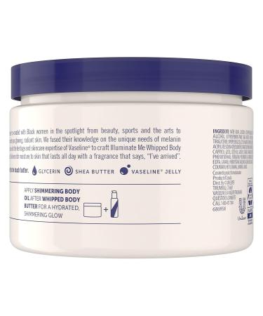 Vaseline Illuminate Me Body Butter - Radiant Whipped Shea Butter for Melanin-Rich Skin | 11 Oz Ea (Pack of 2) - Buy Online on GoSupps.com