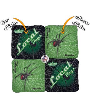 Lime Mamba Series ACL Comp Approved Cornhole Bags 2021-2022 - Set of 4, Made in USA - Buy Online on GoSupps.com