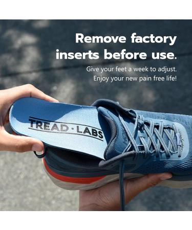 Orthopedic Insoles for Plantar Fasciitis - Extra Solid Support for Flat Feet | Podiatrist Recommended | Women s 12-12.5 US & Men s 11-11.5 US - Buy Online on GoSupps.com