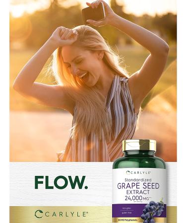 Carlyle Grape Seed Extract 24,000 mg - 240 Capsules | Antioxidant Support - Buy Online on GoSupps.com