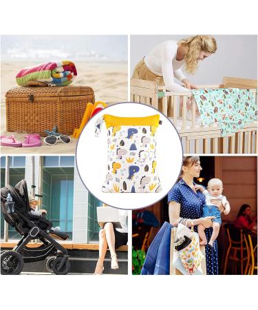 Seaur Washable Cloth Diaper Pockets - Reusable Zip Organizer Bag for Travel Beach Hiking & Fitness (30x40cm 10 Colors) - Buy Online on GoSupps.com