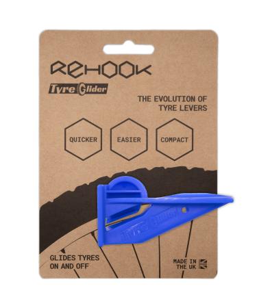 Rehook Tyre Glider - A Strong Portable Bicycle Tyre replacement and Bike Tire Remover Tool - No more Tyre Levers or Tyre Changing Spoons to Repair Your Bike Tube