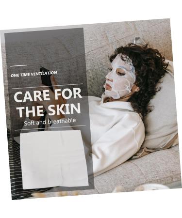 100pi ces Masques Non-tiss s Usage Unique Pour Soins Visage Salon Pour Application Rapide Et Hygi ne Blanc - Buy Online on GoSupps.com
