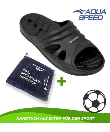 Aqua Speed Flip Flops & Microfiber Towels for Men & Women | Shower Sauna & Pool Sandals | Comfortable Bathing Shoes | Size 42 EU / US 7 - Shop Now! - Buy Online on GoSupps.com